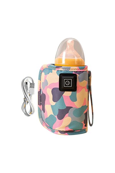 Choice Pink USB Milk Water Warmer Travel Stroller Insulated Bag Baby Nursing ...