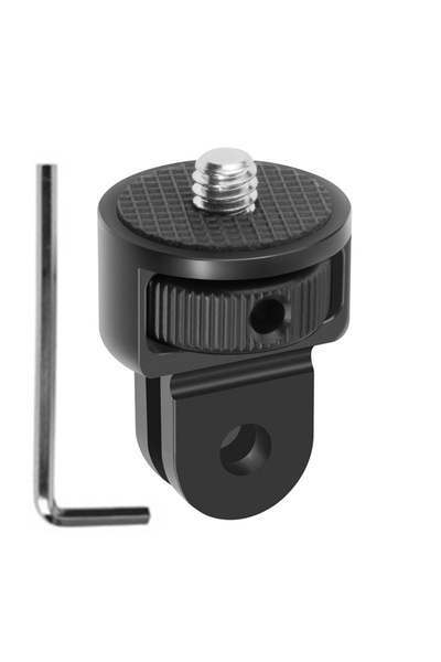 Choice13 E 1/4" Aluminum Alloy Screw Converter Mini Tripod Adapter for Gopro ...