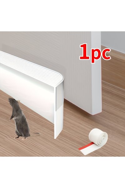 Choice7 36mm 1M 1Pcs White Door Bottom Guard Self-adhesive Seal Strip Door St...