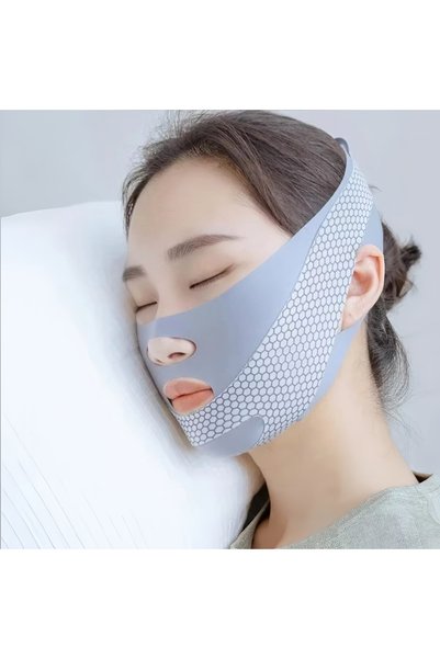 Choice Gray V-Shape Face Slimming Band – Reduce Double Chin & Lift Facial Ski...
