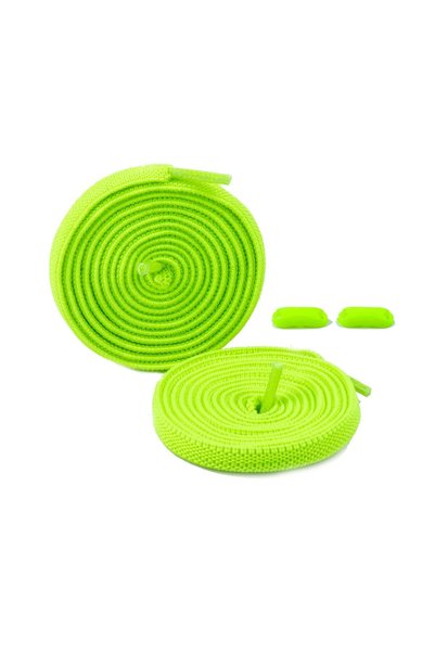 AiryFooT Takbırak Elastic Shoe Laces, Smart Laces, New Generation Laces Green
