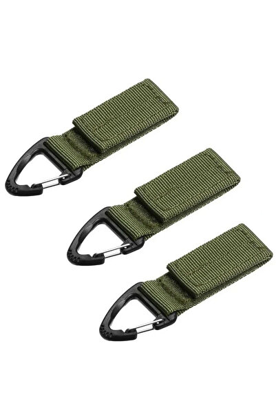 Choice5 OD-3P Outdoor Tactical Molle Belt Keeper Webbing Clip Keychain Holder...