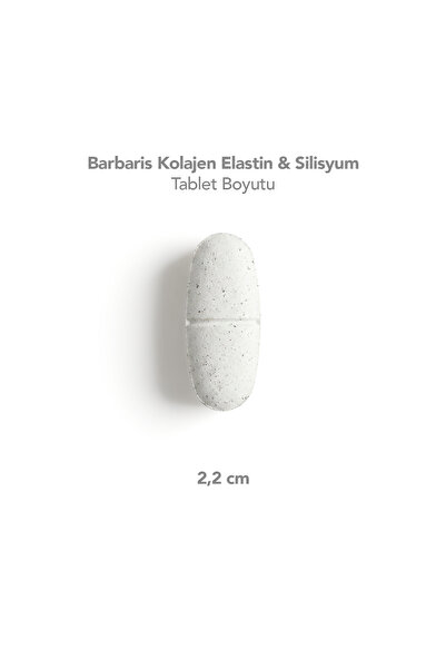 Barbaris Collagen Elastin & Silicon - 3-Pack (30 Tablets X 3 Units) - Food Supplement Containing Hydrolyzed Collagen (Type 1-3), Hydrolyzed Elastin, Silicon, Kelp, and Rice Extract