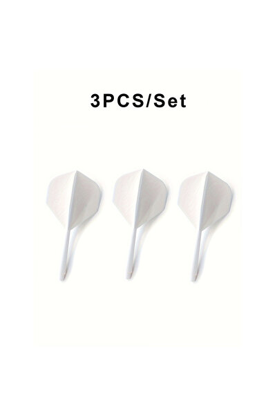 Choice WHITE 3PCS 2BA Plastic Dart Shaft Set, Integrated, High-Strength, Anti...