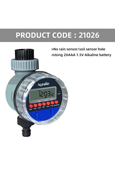 Choice Type A LCD Display Watering Timer Electronic Home Garden Ball Valve 0 ...