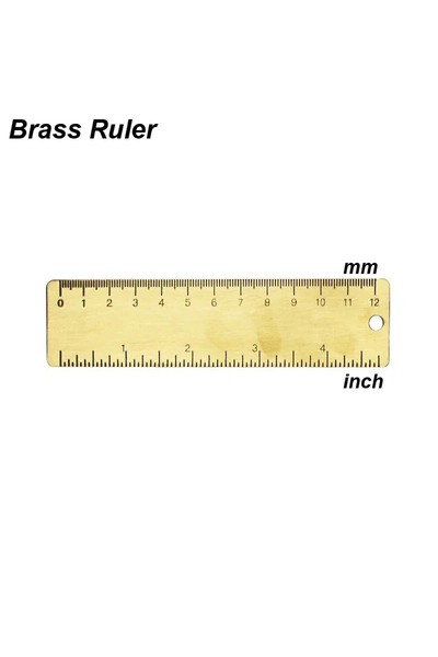 choice2 Ruler Brass 120mm 1pc Brass Vernier Caliper, Mini Precision Measuring...