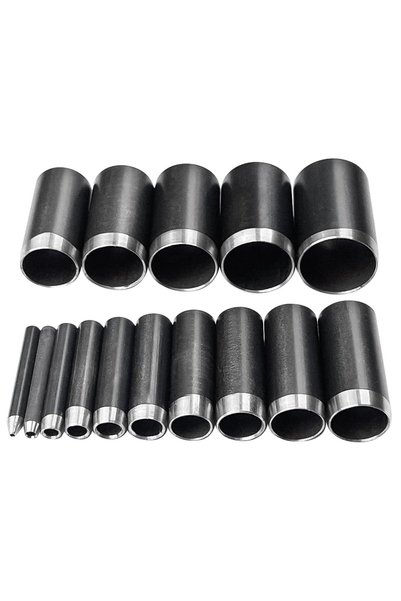 Choice 15Pcs 15Pcs Leather Circle Cutter Tool Set 1-15mm Hole Punch Tool with...