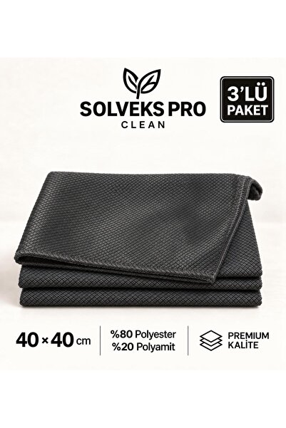 Çok Amaçlı Mikrofiber Temizlik Bezi 40x40 cm 3'lü