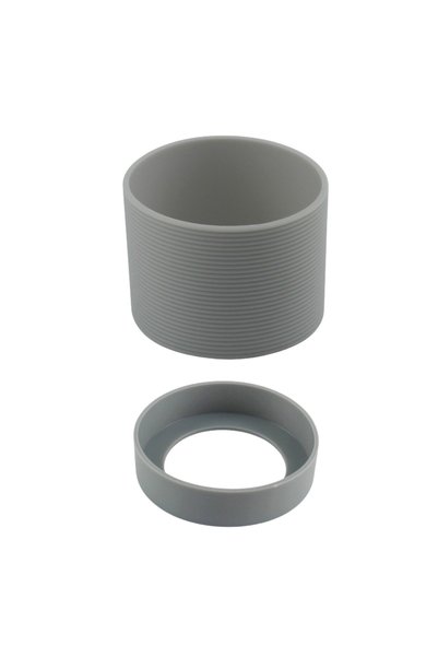 Choice gray 7cm Dia Silicone Cup Sleeve Set Insulated Sleeves Cup Holder Sili...