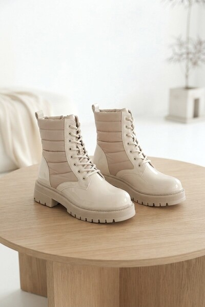 Zerenyus Josse Premium Special Beige λουστρίνι με κορδόνια