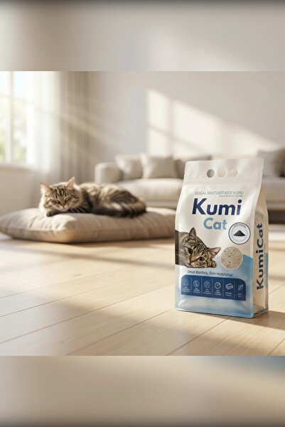 Eko-Premium Çok Güçlü Topaklanan Kedi Kumu - Aktif Karbon 10 LT