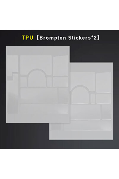 Choice 2pc TPU Stickers 2PCS TPU/PVC Transparent Protection Sticker for Bromp...