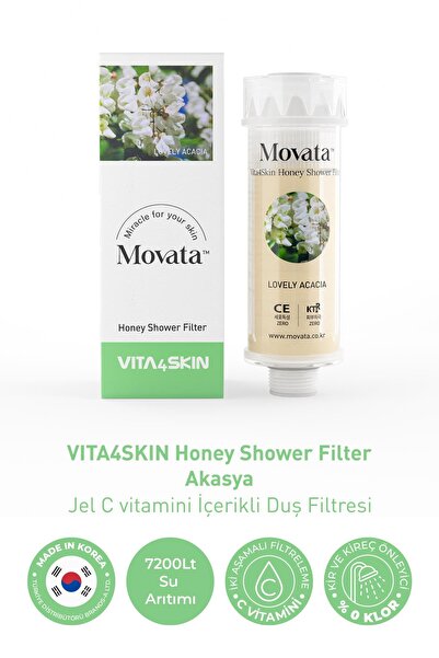 VITA4SKIN C Vitaminli ve Ballı Duş Filtresi - Akasya Kokulu