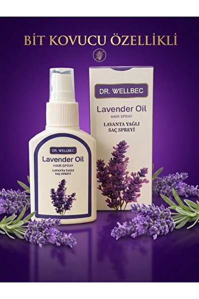 Dr Wellbec Bit Kovucu Lavanta Yağlı Saç Spreyi 100ml