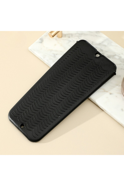 choice2 black 1PC Silicone Hair Curling Wand Cover Hair Straightener Storage ...