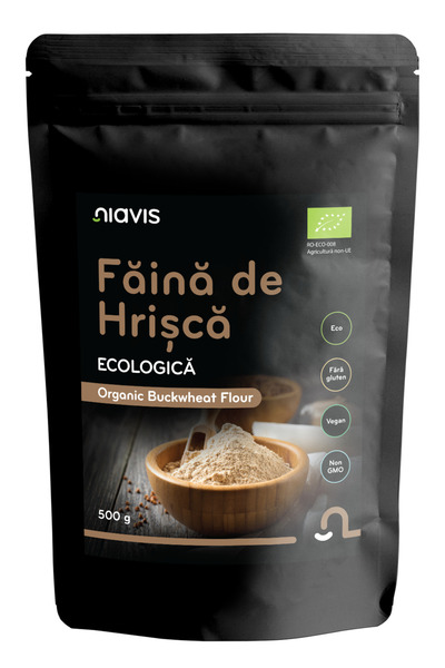 Niavis Faina de Hrisca fara Gluten Ecologica/Bio 500g