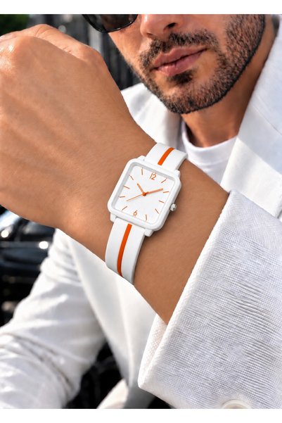 PW POLO WHITE    ساعة يد رجالية