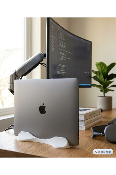 Noveria Tech MacBook Air M2 Dikey Stand Laptop Dikey Tutucu