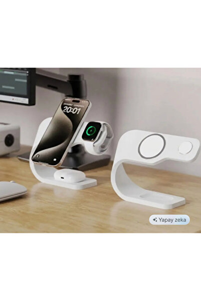 Noveria Tech Air Dock İphone, Airpods, watch Cihazları Standı – Minimal Masa ...