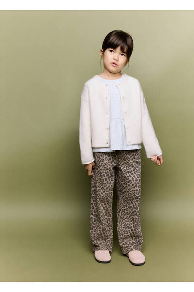 MANGO Baby Jeans leopard