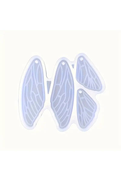 Choice WHITE 1 Wings Crystal Glue Molds, Crystal Drops, Earring Jewelry Molds...