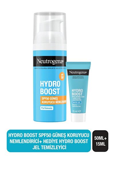 Hydratant solaire Hydro Boost SPF50 avec mini-nettoyant 15 ml — Neutrogena - photo 1