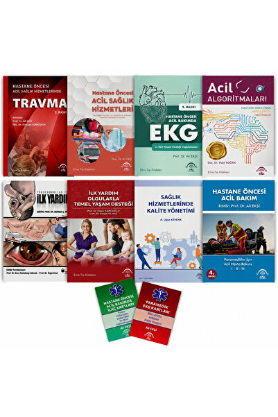 Ema Tıp Kitabevi EMA Paramedik Eğitim Kitapları SET 2