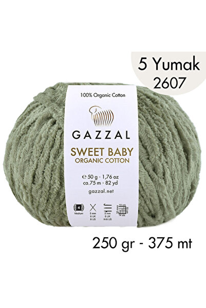 Gazzal Sweet Baby Organic Cotton 2607 -5 Yumak 250 gr