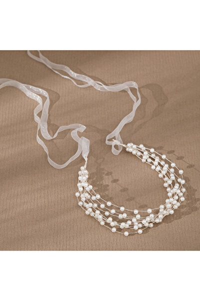 Choice HS-J7006S Handmade Multi-Layer Pearl Bridal Hair Vine Wedding Headband...