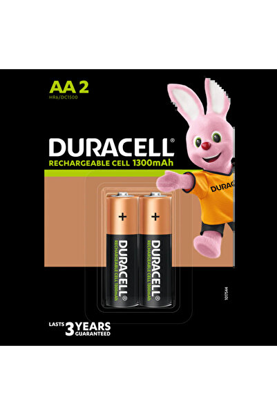 Duracell Dobíjecí baterie AAK2, R6, 1300mAh, 2 ks