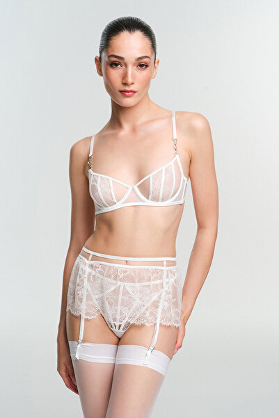 Penti Off-White Lilya Underwire Lace Bra