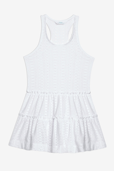 Penti Kız Çocuk Lace Dantel Beyaz Elbise