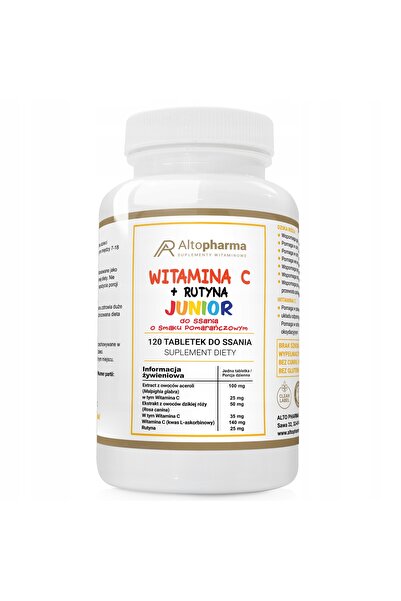 ALTO PHARMA Vitamina C + Rutina Junior 120 Tablete