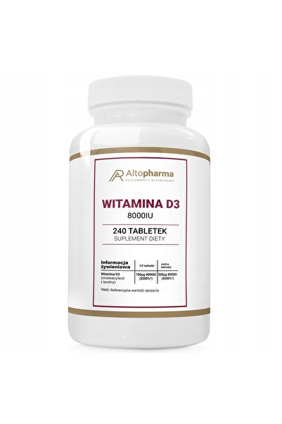 ALTO PHARMA Vitamina D3 8000 UI 240 Comprimate