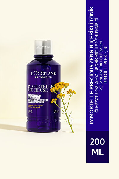 L'Occitane Immortelle Precious Zengin Içerikli Tonik, Ölmezotu Suyu ve Hyalür...