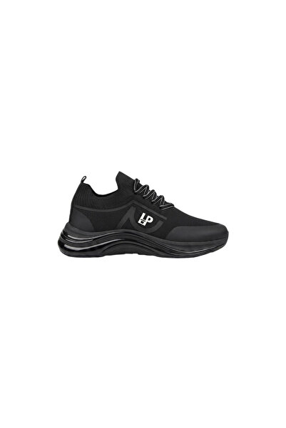 Luizpauloshoes LP 1112 TRİKO- SİYAH ERKEK SNEAKERS
