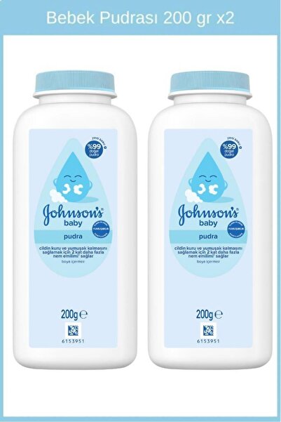 Johnson´s Baby Bebek Pudrası 200 gr x2