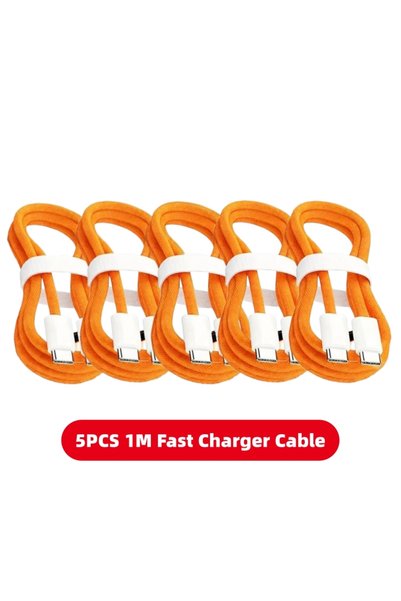 Choice1 1m 5PCS-1M PD 240W USB Type C to Type C 6A Super Fast Charging Phone ...