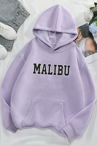 uyguntarz Unisex Malibu Printed Oversize Sweatshirt