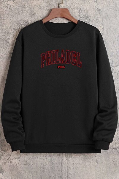 uyguntarz Unisex mikina Philadelphia Crew Neck Neck