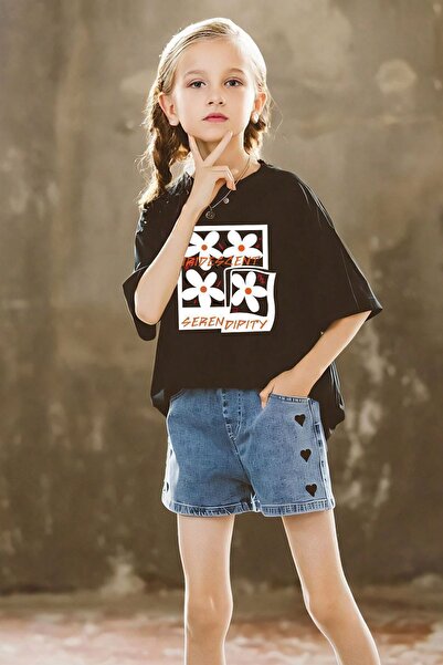 uyguntarz Children's Seren Dipity Printed Cotton T-shirt