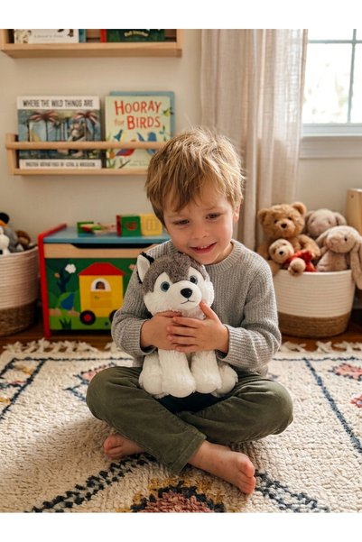 BESTOYARD Jucărie de pluș Husky, Bestoy, 23 cm