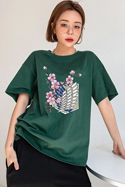 uyguntarz Unisex Flowers Printed T-shirt