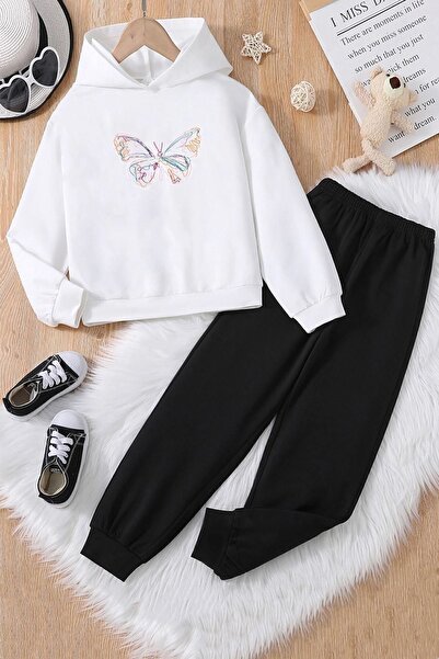uyguntarz Kids Butterfly Tracksuit Set
