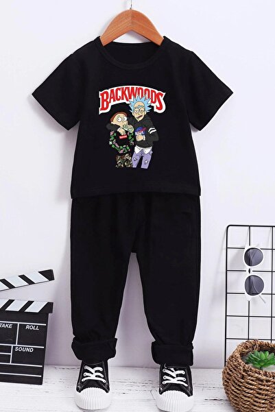 uyguntarz Kids Backwoods Bottom - Top Tracksuit Set