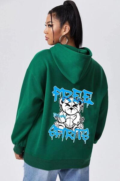 uyguntarz Free Graffiti Back Printed Sweatshirt