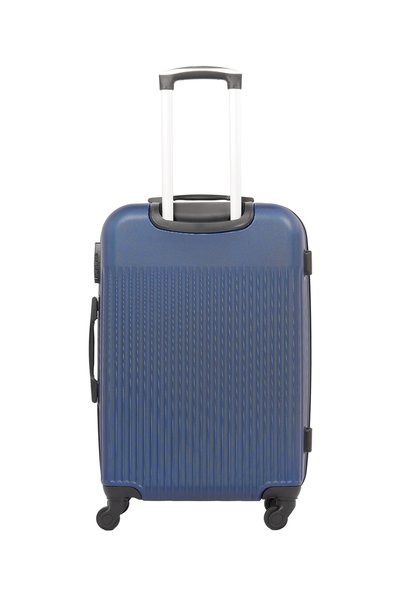 KTMC 3-Piece Hardside Luggage Set, 20" 24" 28" ABS Spinner Trolley Bags with Combination Lock, KTMC9198- Navy