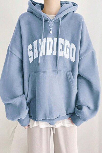uyguntarz Sandiego Printed Oversize Sweatshirt