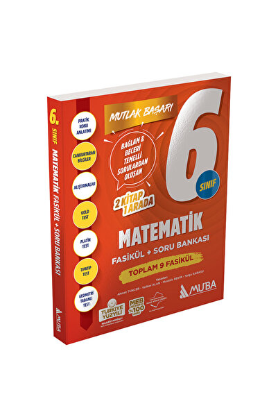 Muba Yayınları FSK6001 MB 6.Sınıf Matematik Fasikül+Soru Bankası