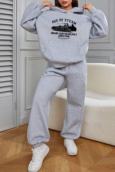 uyguntarz Age of Steam Printed Unisex Tracksuit Set